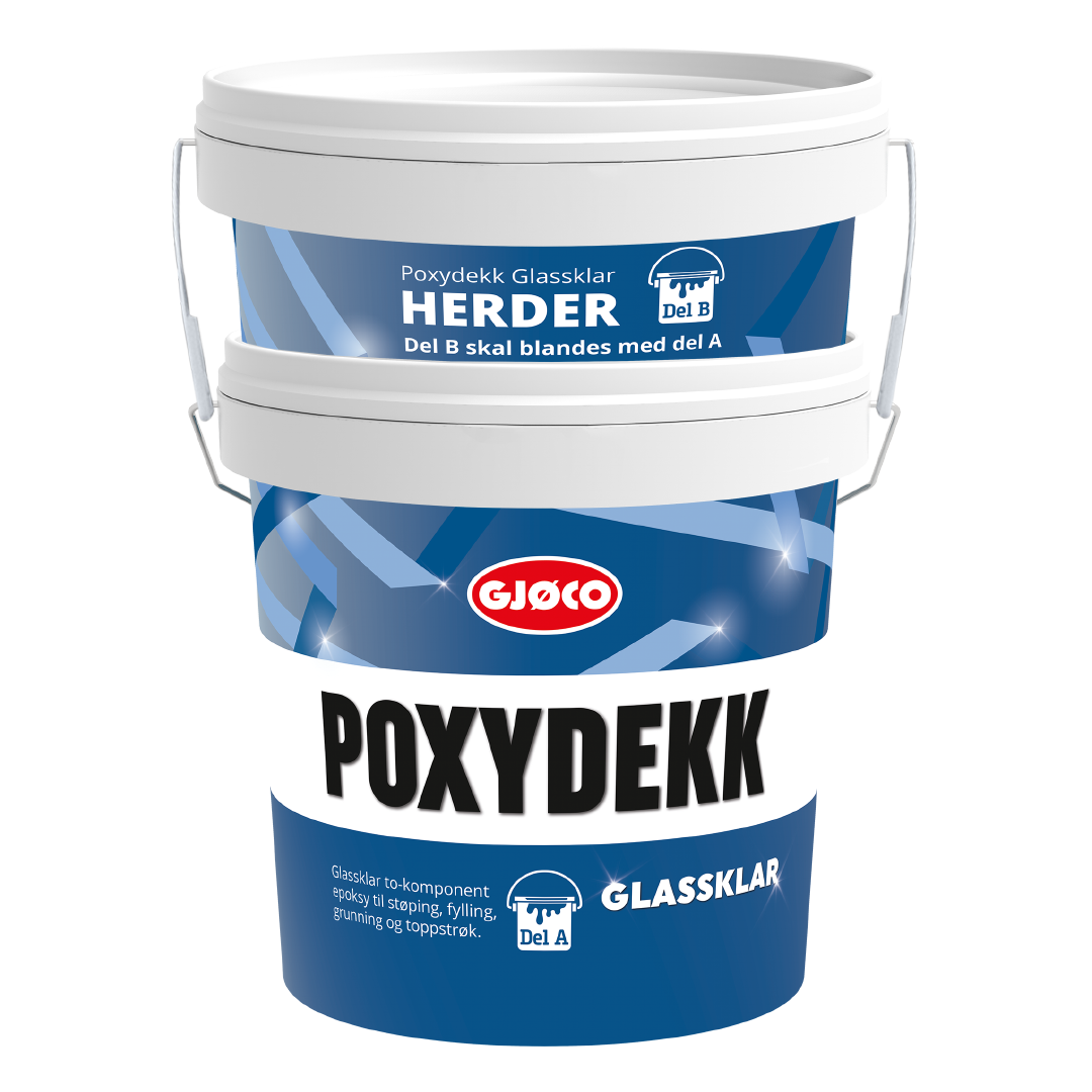 Poxydekk Glassklar